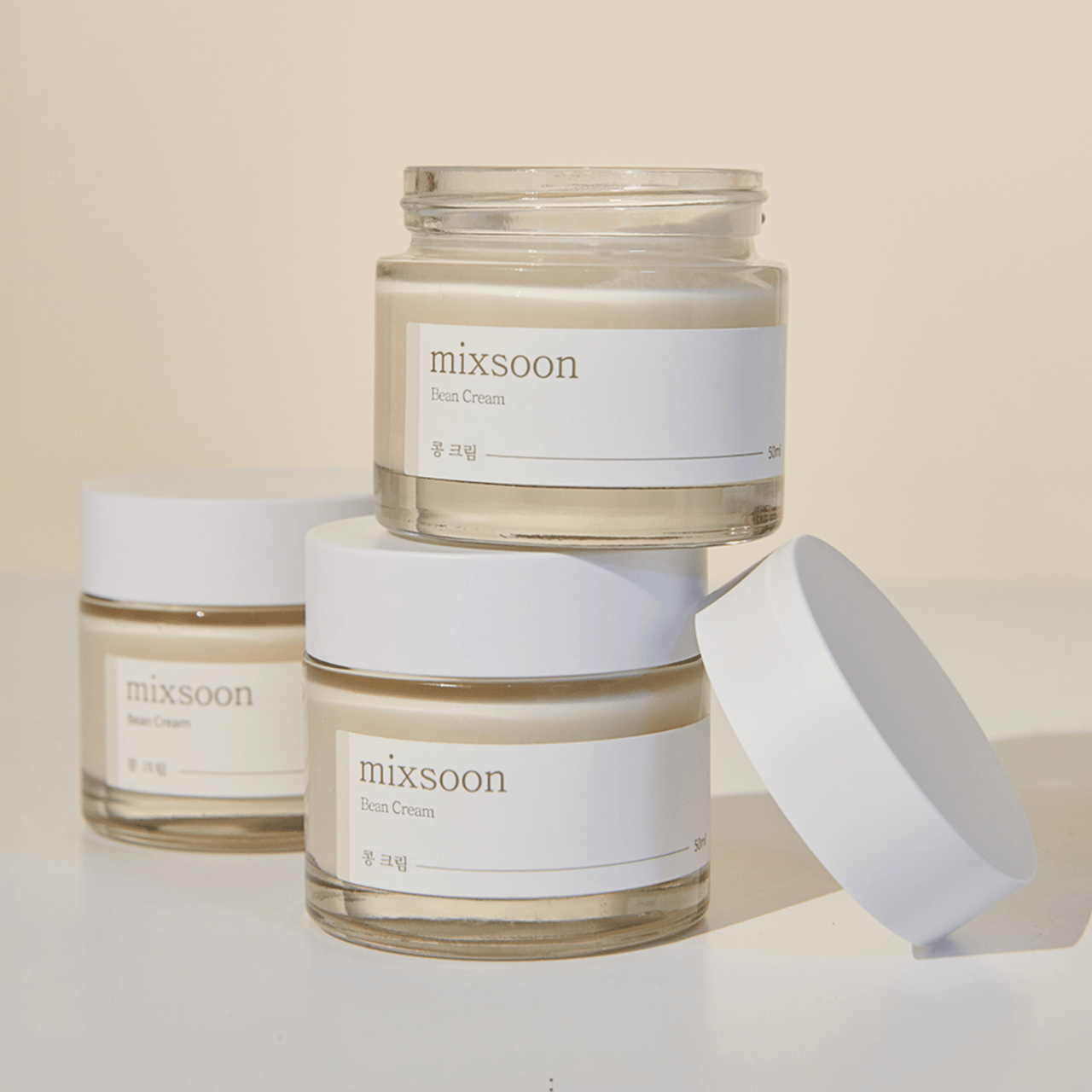 Mixsoon Bean Cream – Crème Hydratante Fermentée pour Peau Éclatante