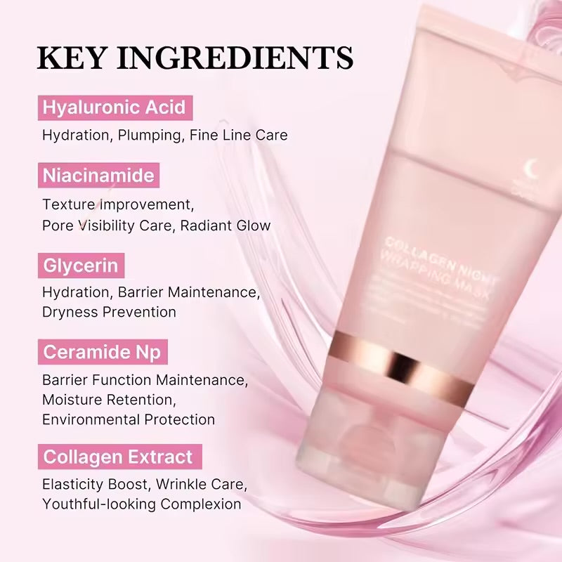 Hoygi – Masque de Nuit hydratant au Collagène