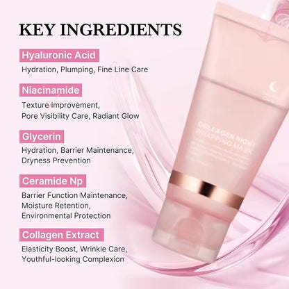 Hoygi – Masque de Nuit hydratant au Collagène