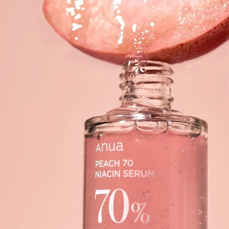 Anua Peach 70% Niacin Serum – Sérum Éclat Peau de Pêche