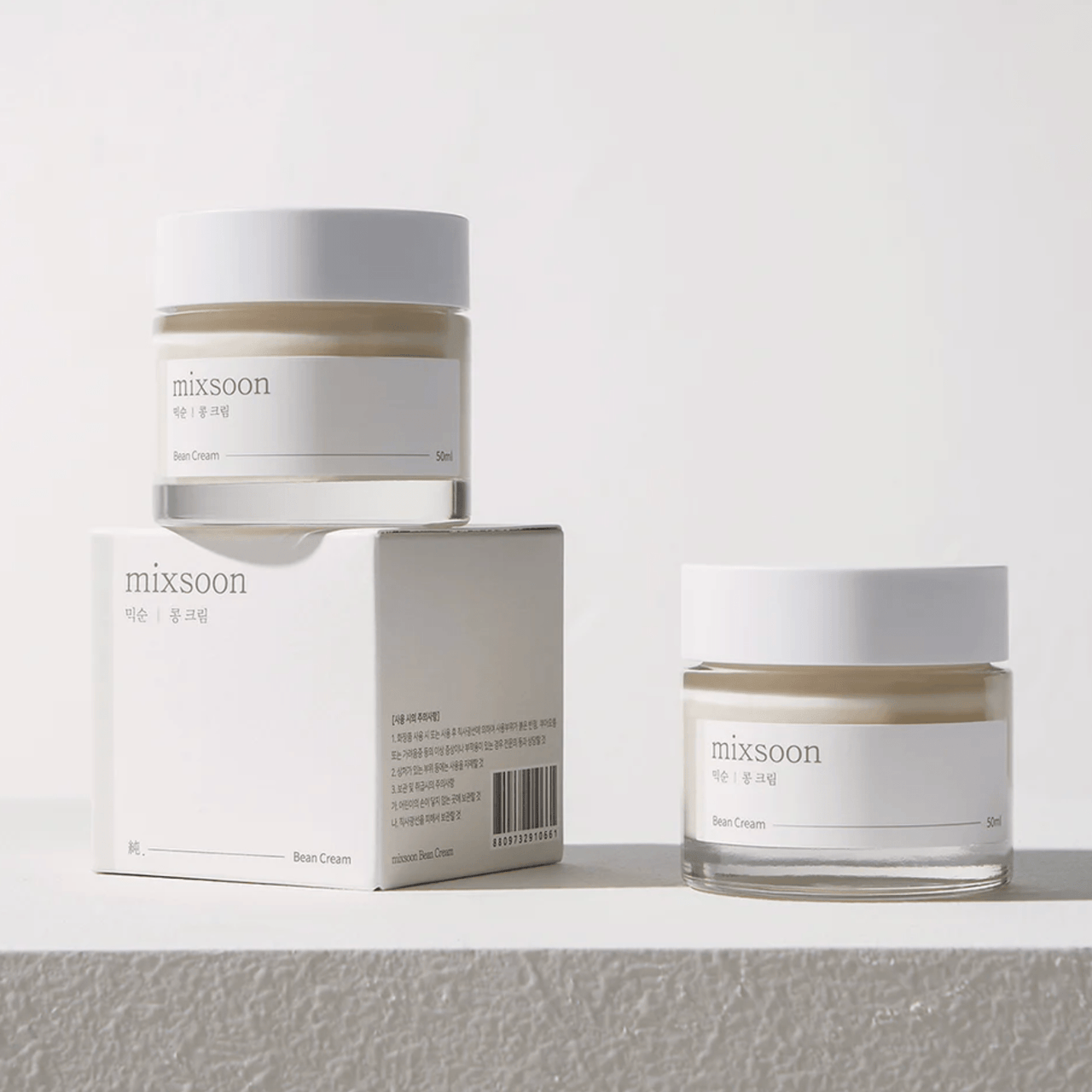 Mixsoon Bean Cream – Crème Hydratante Fermentée pour Peau Éclatante