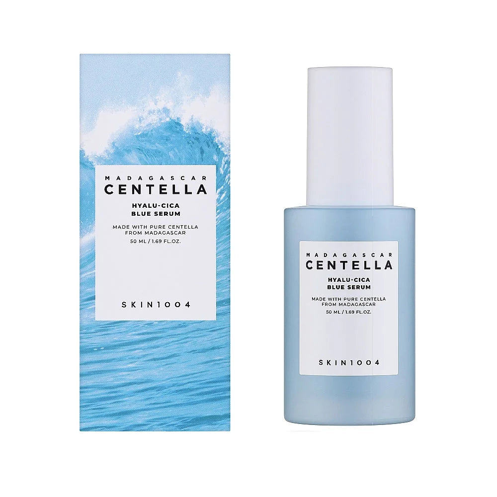 Skin1004 – Madagascar Centella Hyalu-Cica Blue Serum | Sérum Apaisant & Ultra-Hydratant