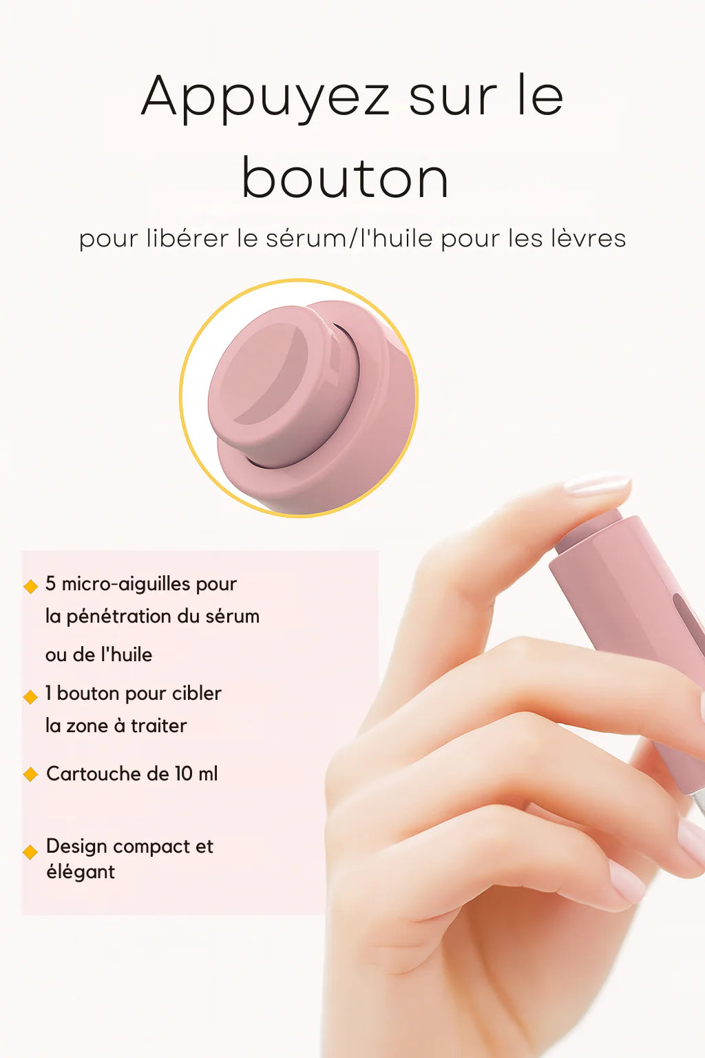 Derma Roller Titanium – Stimulation et Applicateur de Sérum